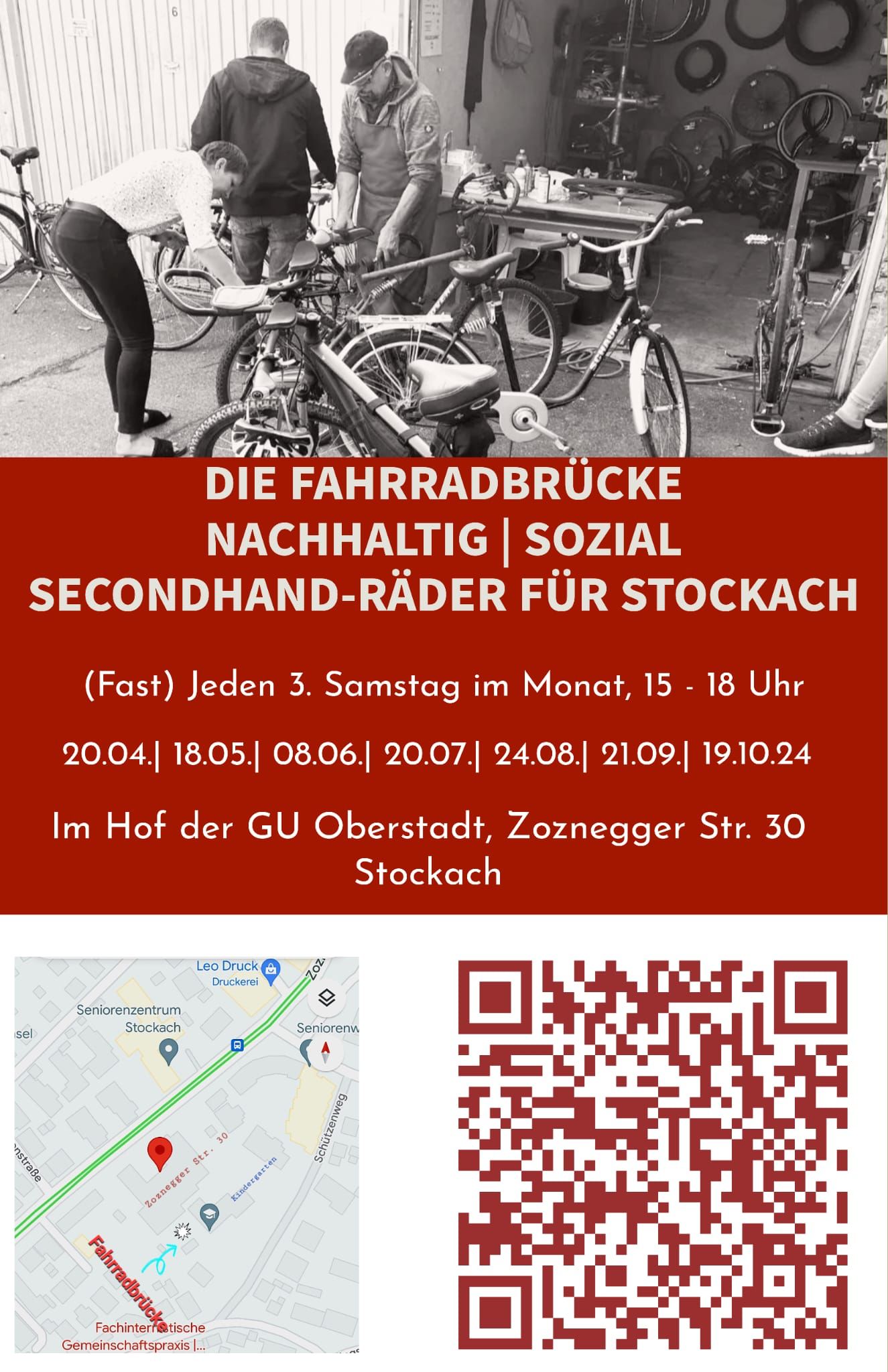 FAHRRADWERKSTATT GEÖFFNET
